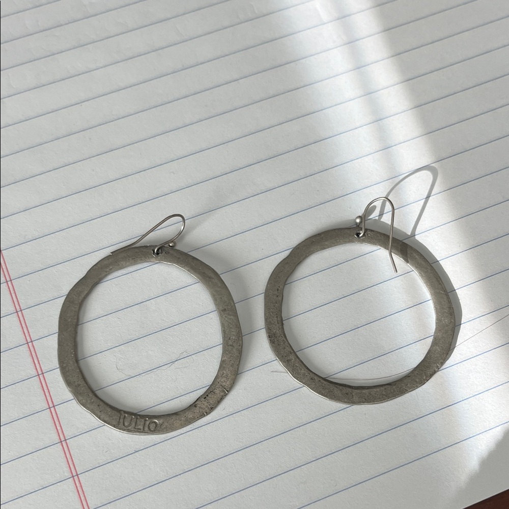Silver Hoop Earrings